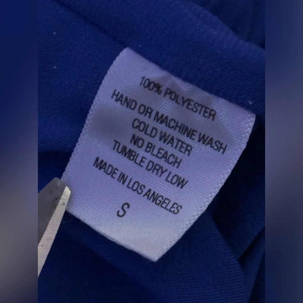 Blue homecoming dress. Short ruched deep blue dress size small Lucy in the Sky - Picture 10 of 10